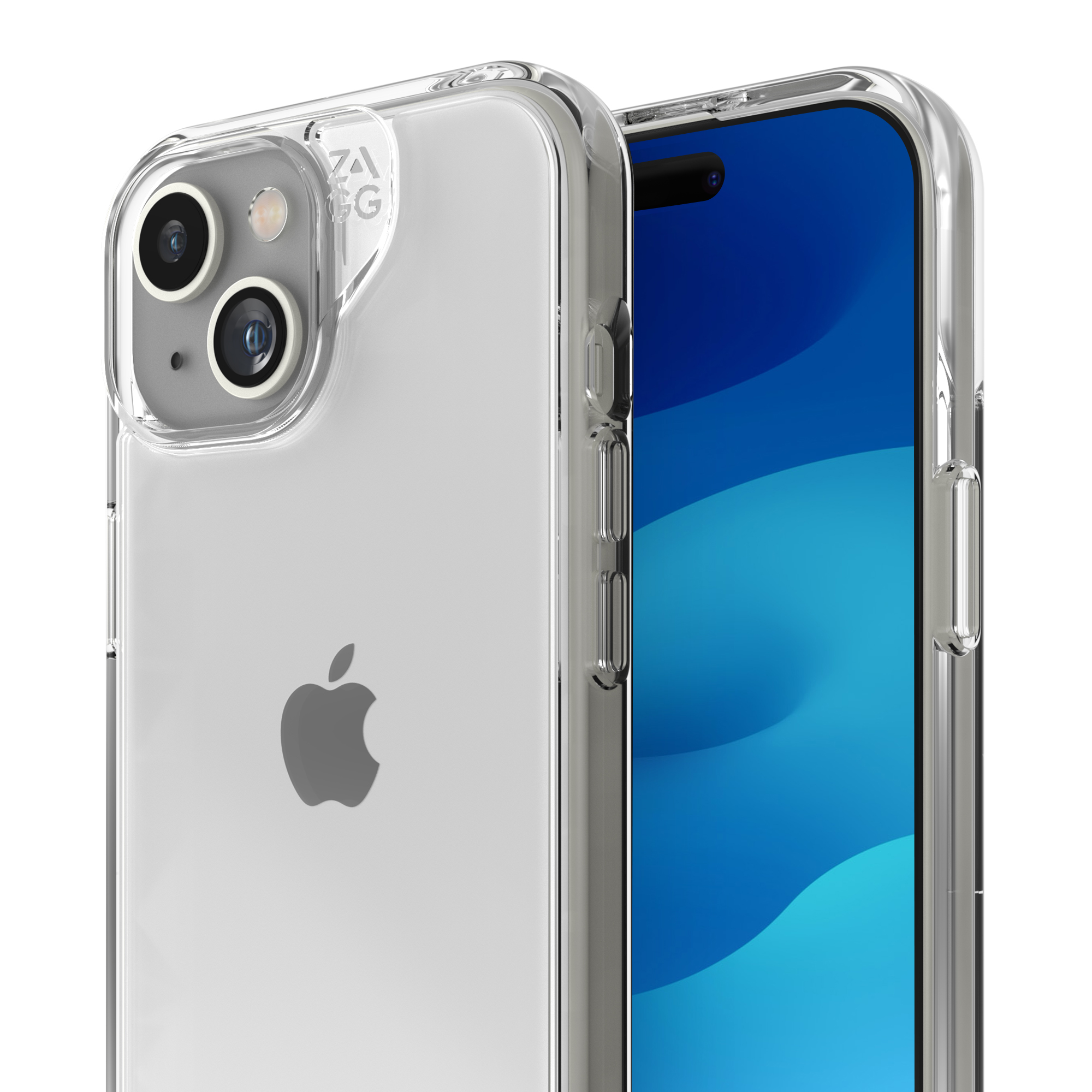 GRAGG iPhone15 promax ケース　クリアブルー Crystal Palace Apple iPhone 15/14/13 Cell Phone Case